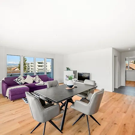 Penthouse Exclusif - Grande Terrasse - - Self Check-in * Avenches